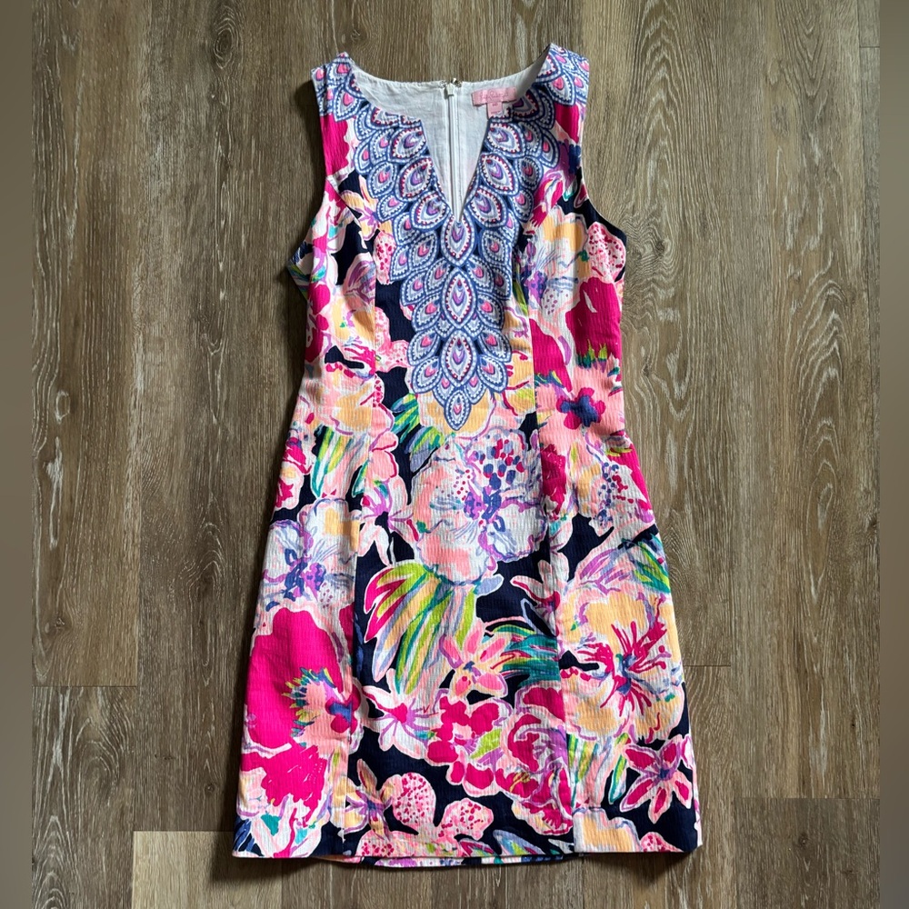 Lilly Pulitzer shift dress 00 Bright colors!
